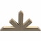 Ekena Millwork Saratoga Rough Sawn Timber Gable Bracket, Douglas Fir, 36"W x 23"H x 2"D x 4"F, 15/12 Pitch GBW036X23X0204SAR00RDF - alternate 3